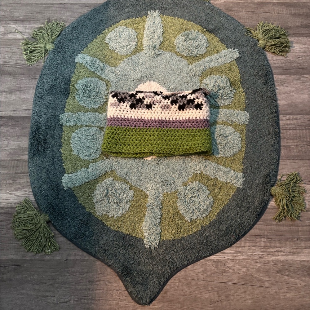 Handmade Crochet Beanie - Multicolor